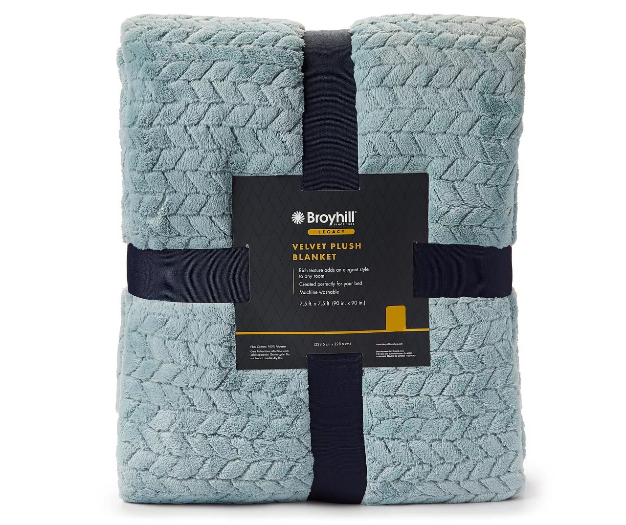 Broyhill Legacy Broyhill Legacy Aqua Velvet Blanket Big Lots