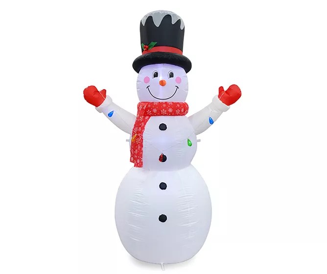 8' Inflatable LED Snowman Big Lots