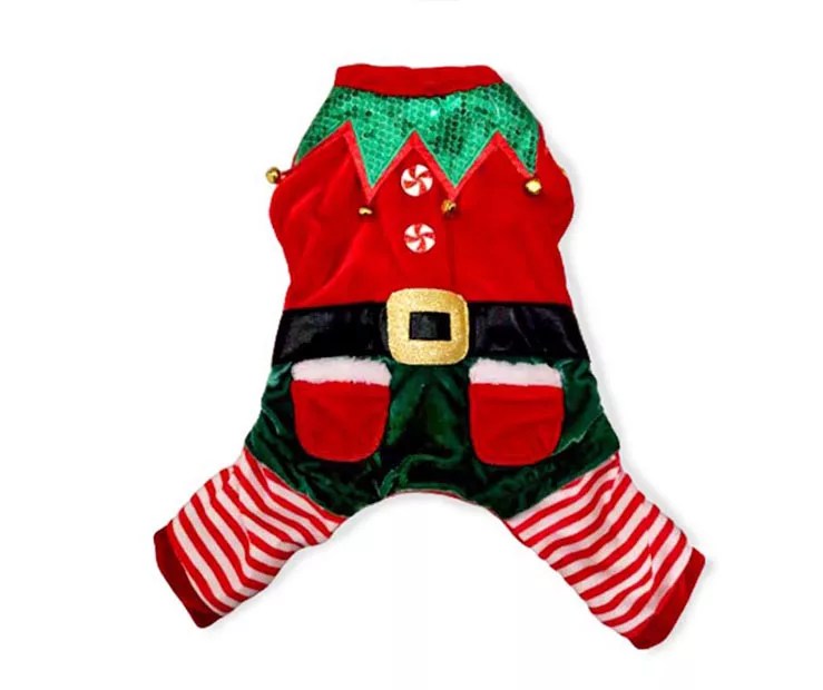 Big Lots Dog's Small Elf Costume Big Lots