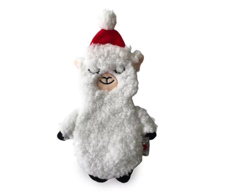 Big Lots Holiday Flat Llama Pet Toy Big Lots