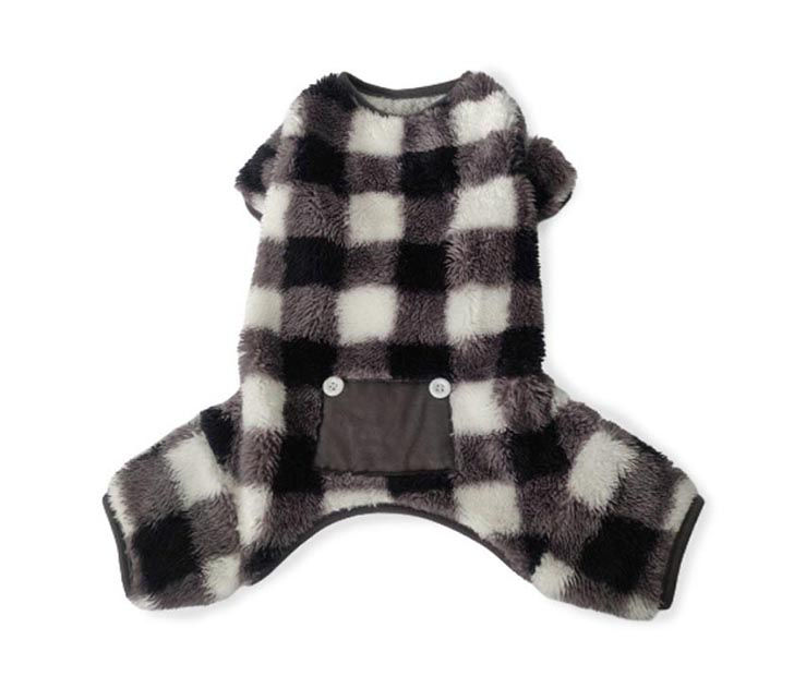 Big Lots Dog's Buffalo Check Fleece Pajamas Big Lots
