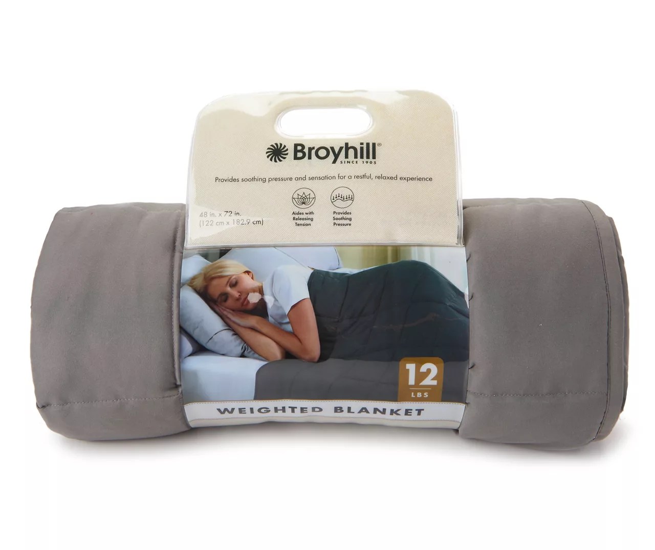 Broyhill Gray Weighted Blanket, 12 Lbs. Big Lots