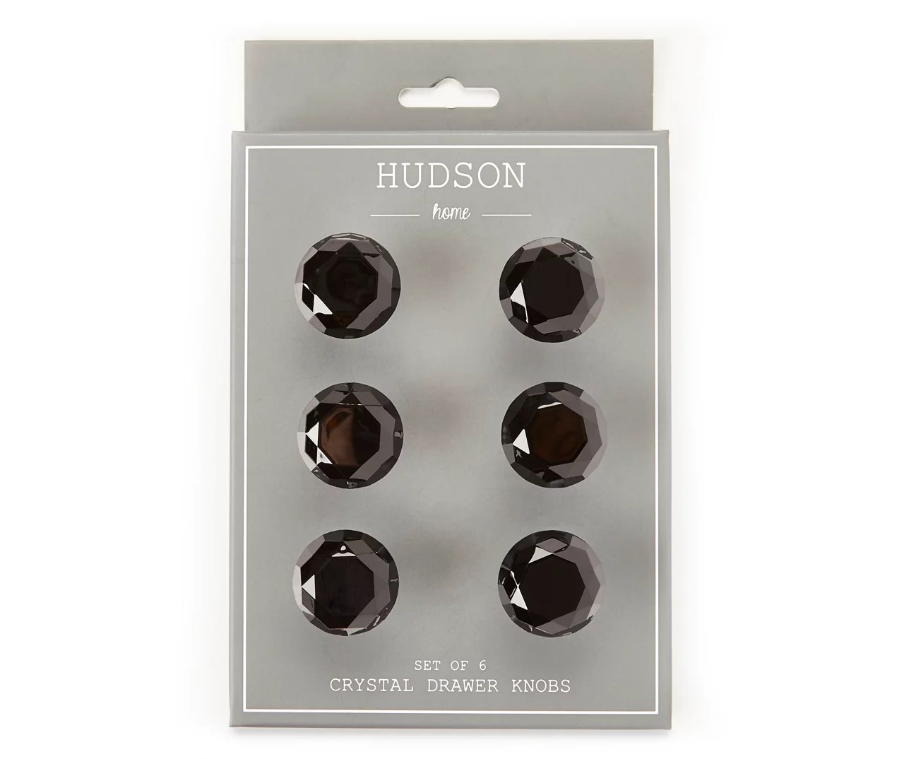 Black Half Round Crystal Drawer Knobs, 6Pack Big Lots