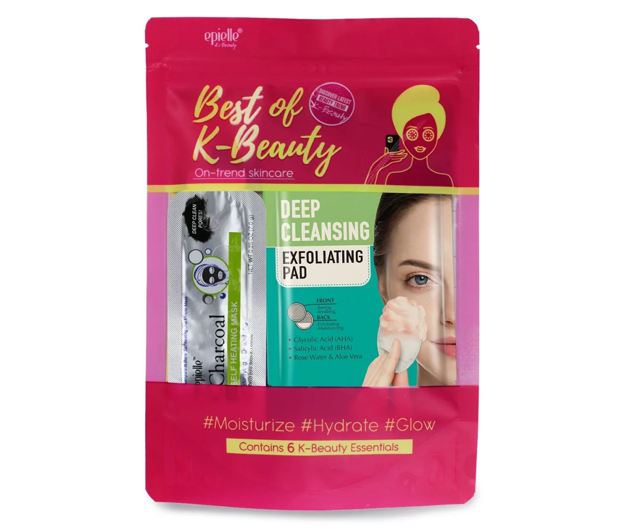 epielle KBeauty 6Piece Beauty Essentials Kit Big Lots