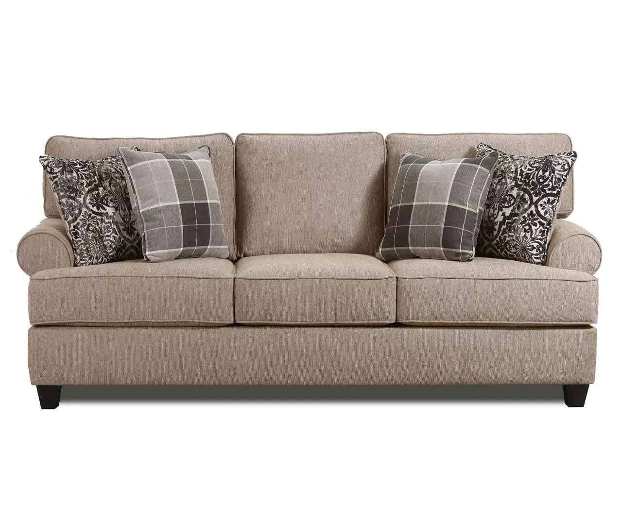 Plaid Sofa Broyhill Baci Living Room