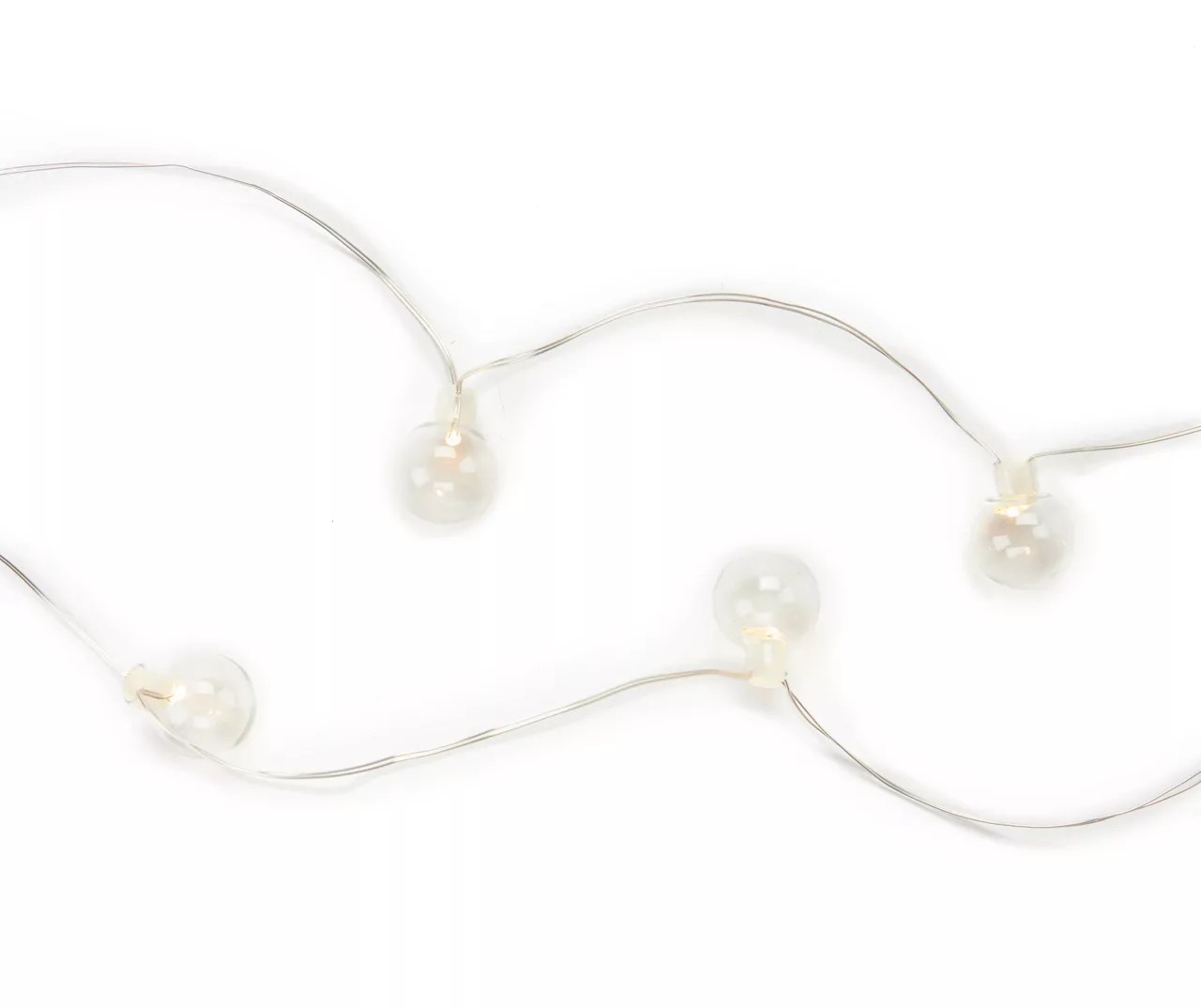 Real Living Warm White Glass Bubble LED Micro Light Set, 30Lights Big Lots