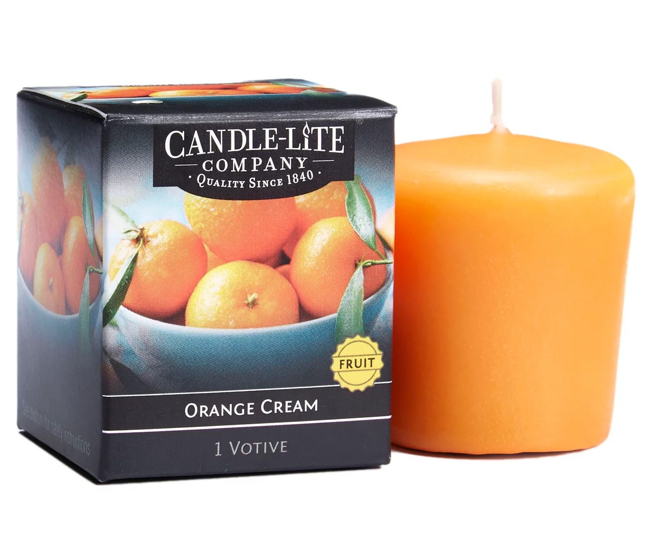 Orange Cream Votive Candle Big Lots
