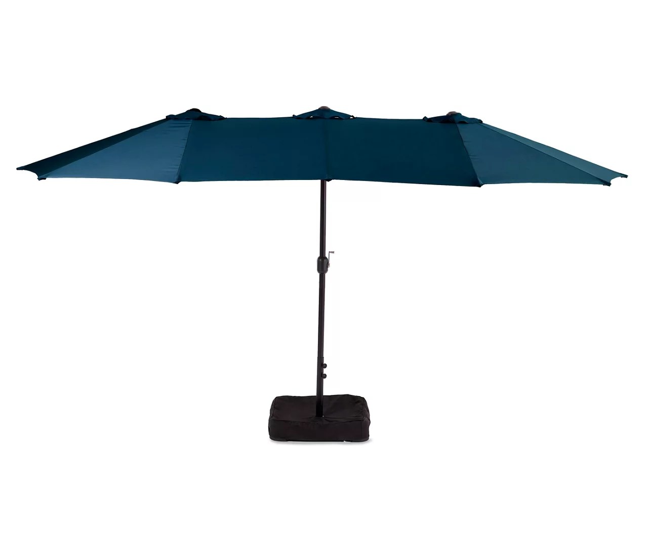 Real Living 15' Triple Vent Market Patio Umbrella with Base Big Lots