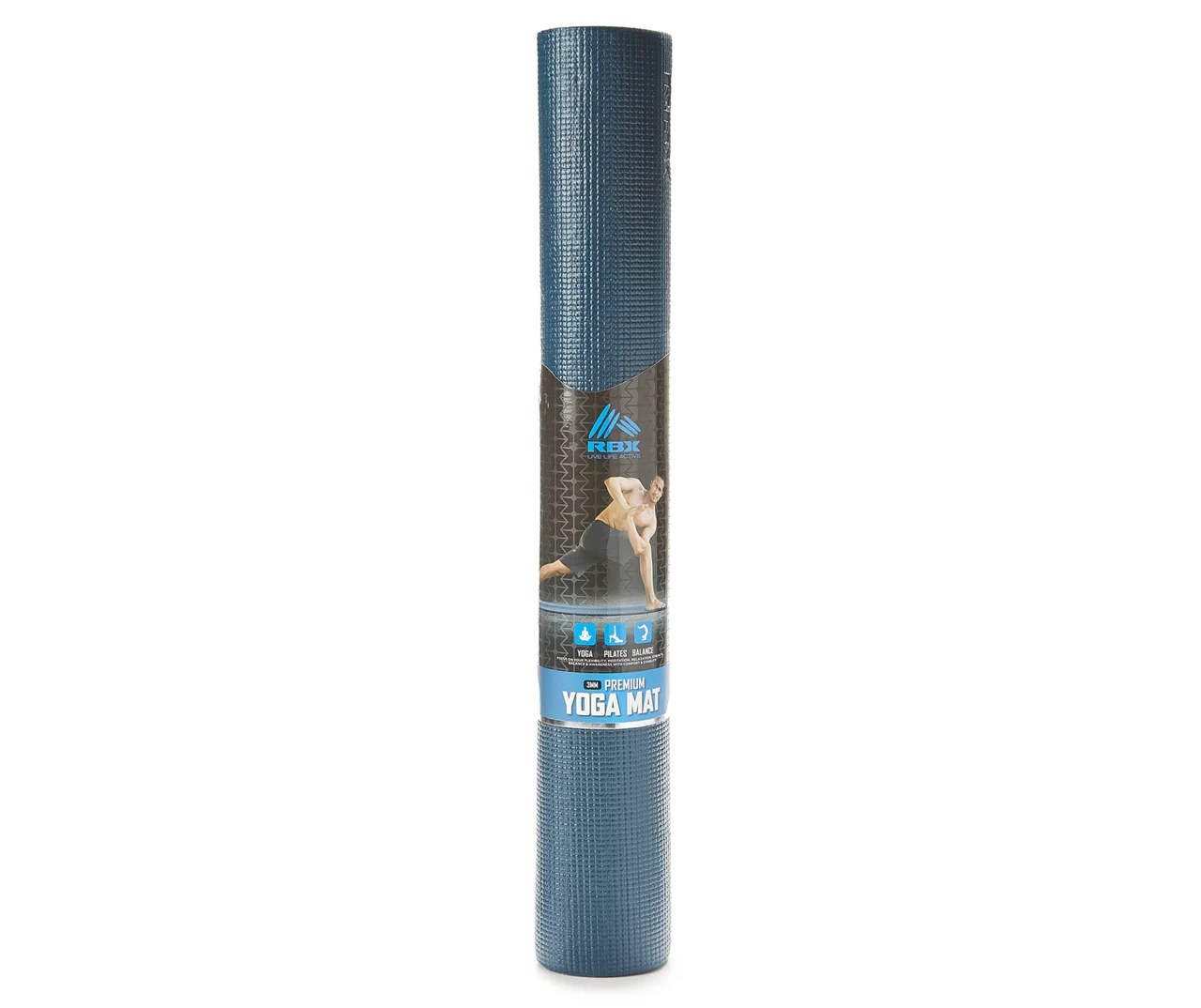 Navy Blue Premium Yoga Mat, (3mm) Big Lots