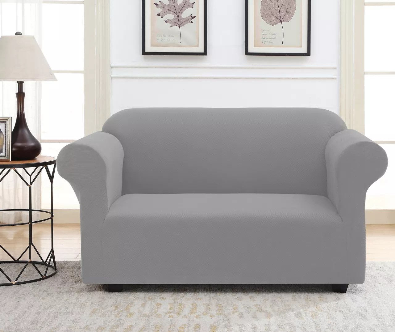 Broyhill Gray Loveseat Slipcover Big Lots