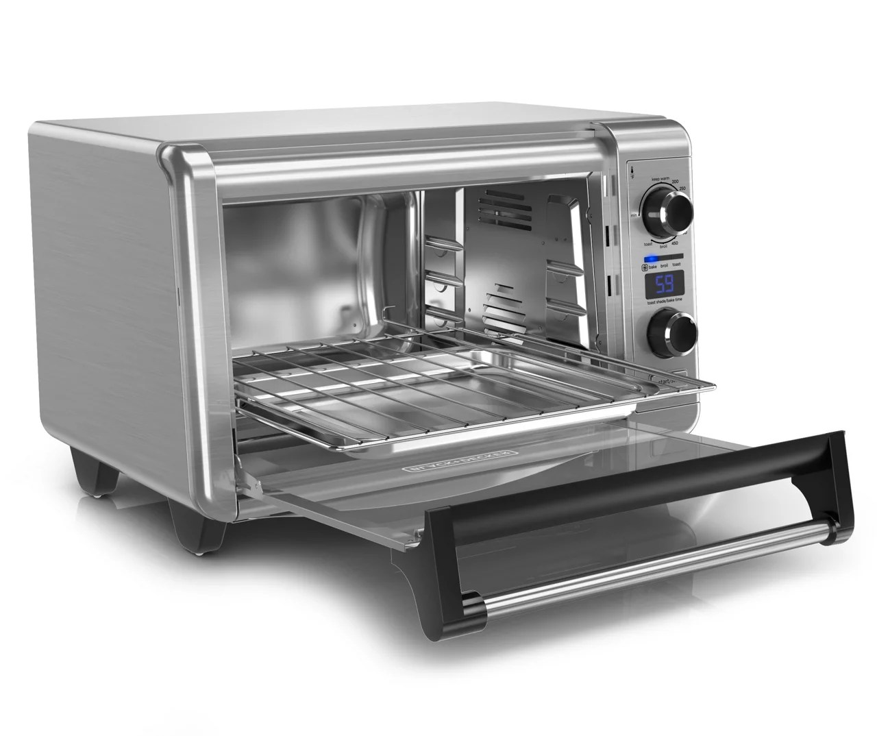 Black + Decker 6Slice Digital Toaster Oven Big Lots