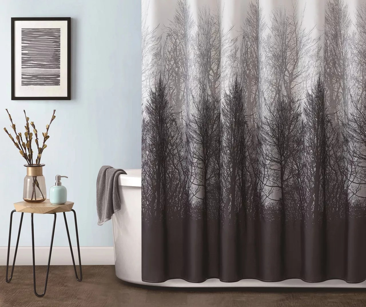 Real Living Real Living Microfiber Shower Curtain Big Lots