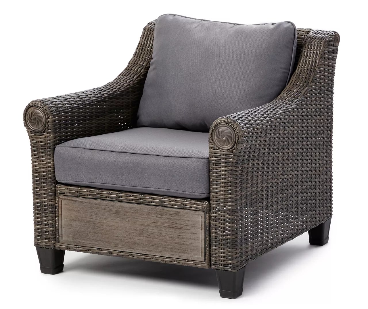 Broyhill Legacy Thornwood AllWeather Wicker Cushioned Patio Chair