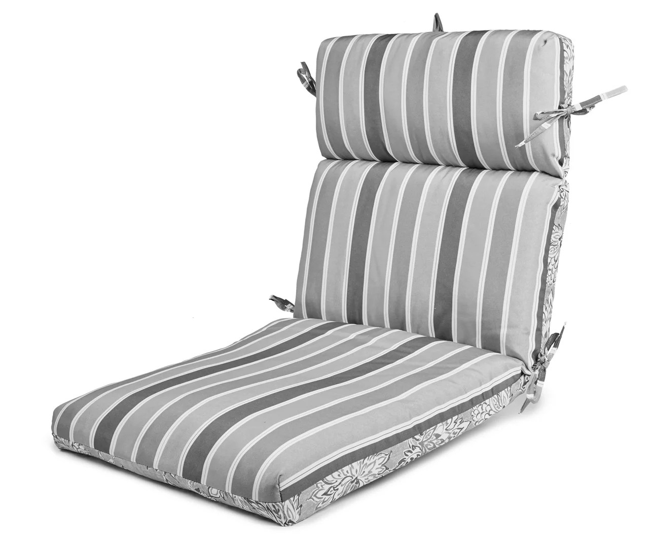 Jordan Manufacturing Adair Stripe & Botanical Reversible Outdoor Chair
