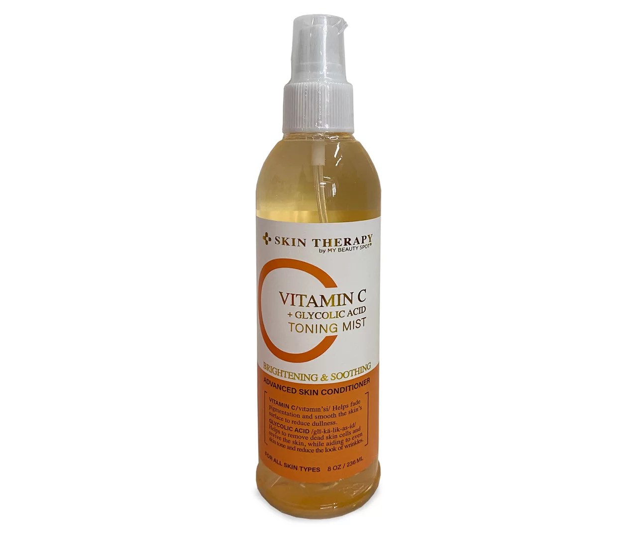 My Beauty Spot Skin Therapy Vitamin C & Glycolic Acid Toning Mist Big Lots
