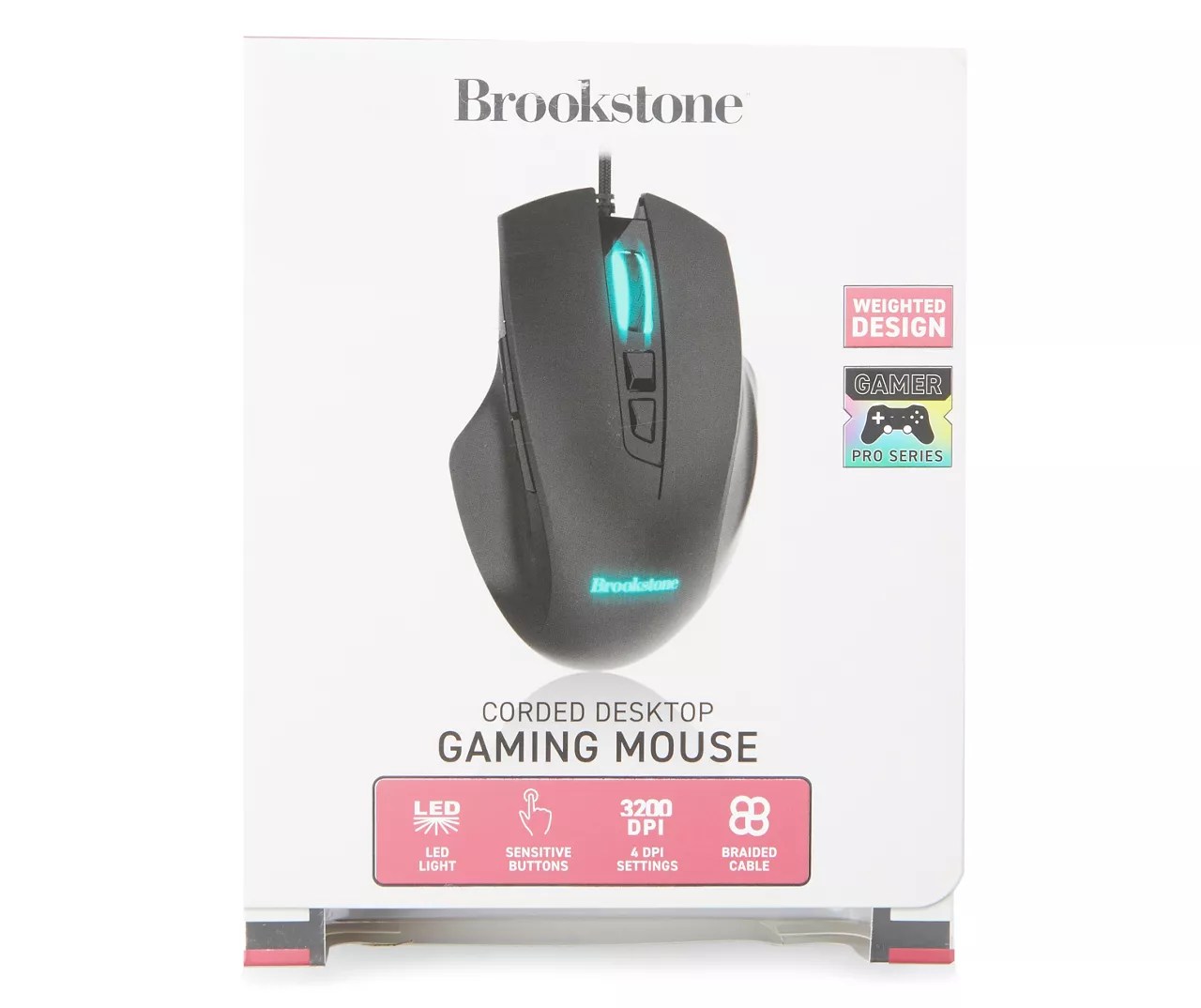 Brookstone LED Wired Desktop Gaming Mouse | Big Lots