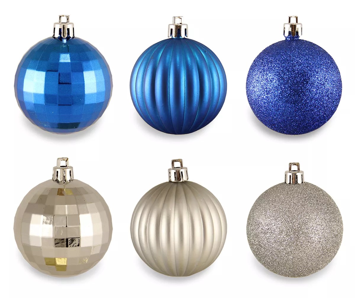 Northlight 3Finish 100Piece Shatterproof Plastic Ornament Set Big Lots