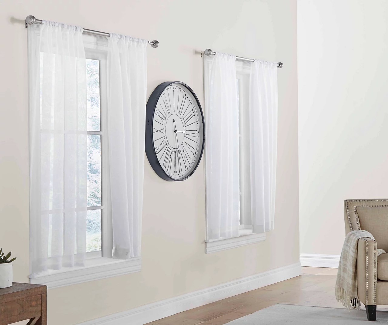 Broyhill Broyhill Perfect Sheers 4Piece Curtain Panel Set Big Lots