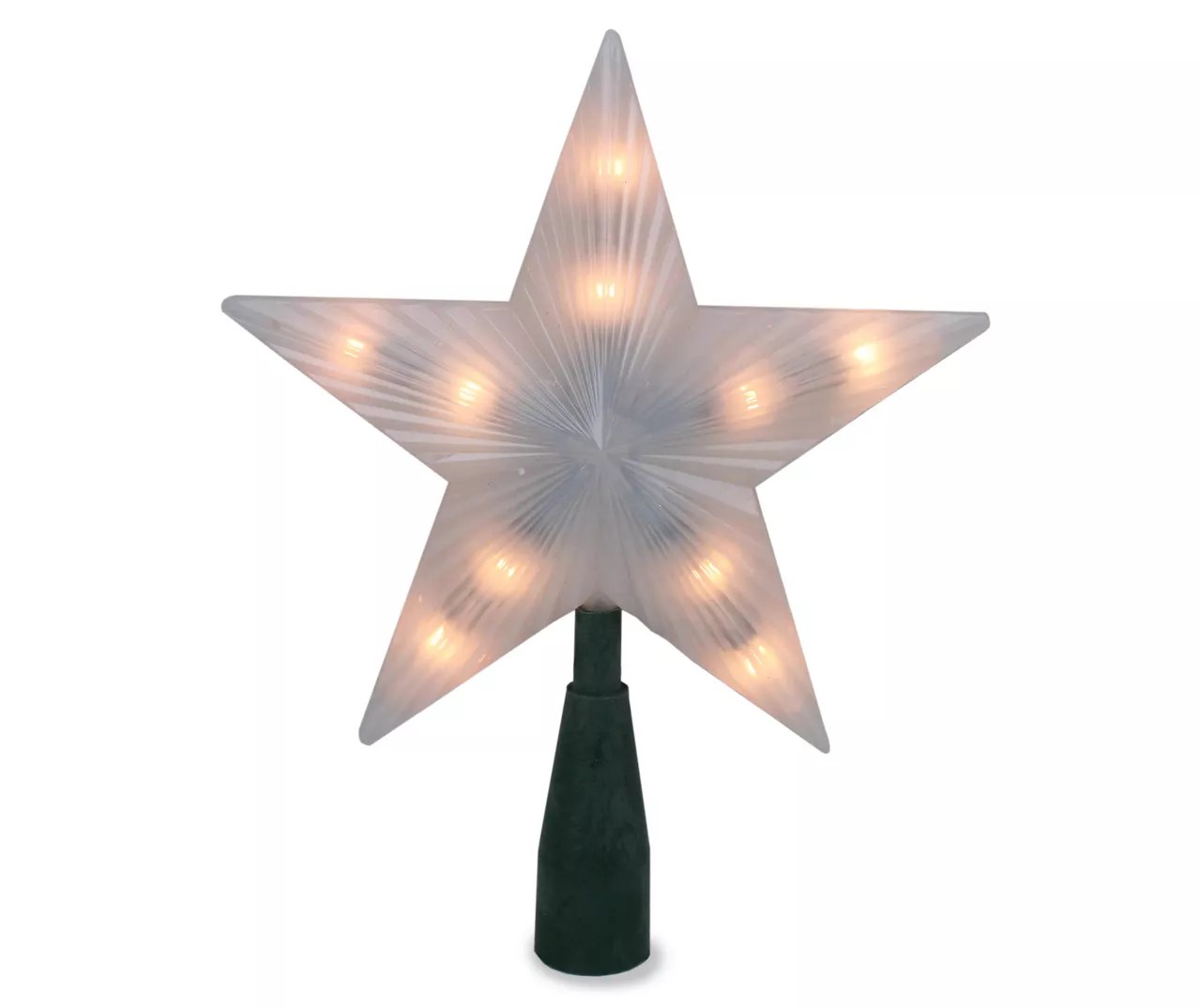 Northlight Frosted Star LightUp Tree Topper Big Lots