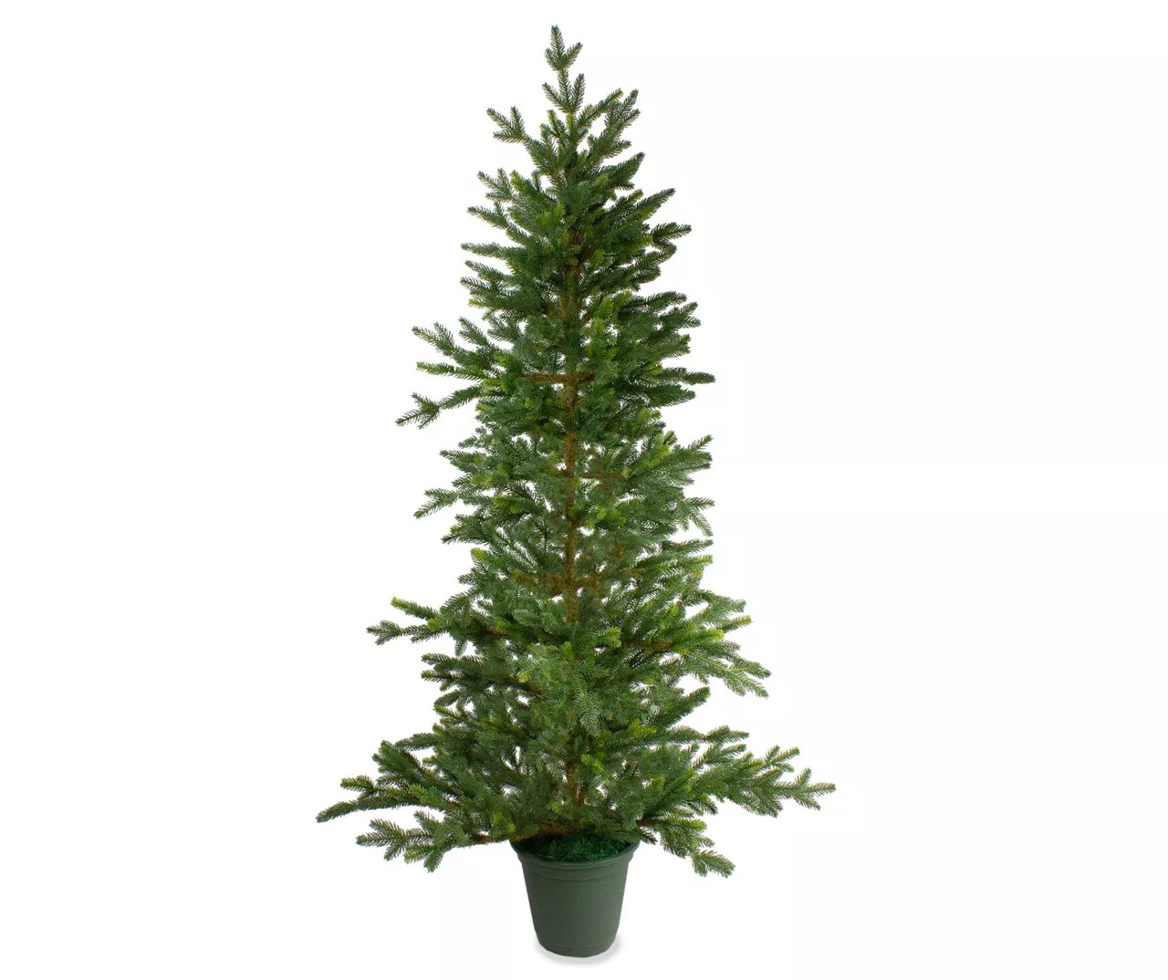 Northlight 6' Noble Pine Slim Unlit Artificial Christmas Tree Urn Big