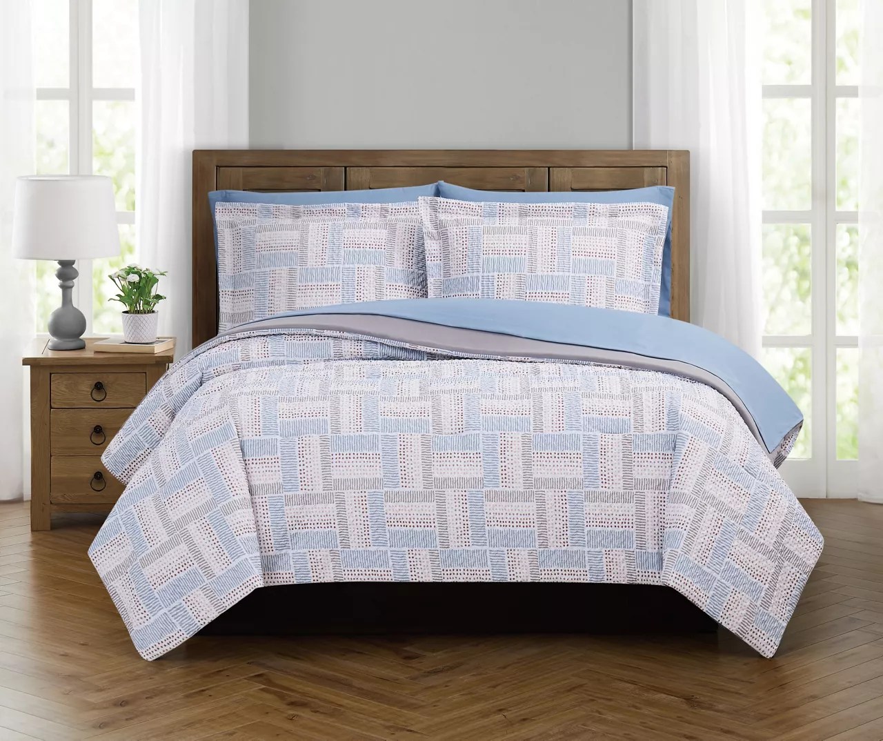 Broyhill Broyhill Faded Denim Microsculpt Comforter Set Big Lots