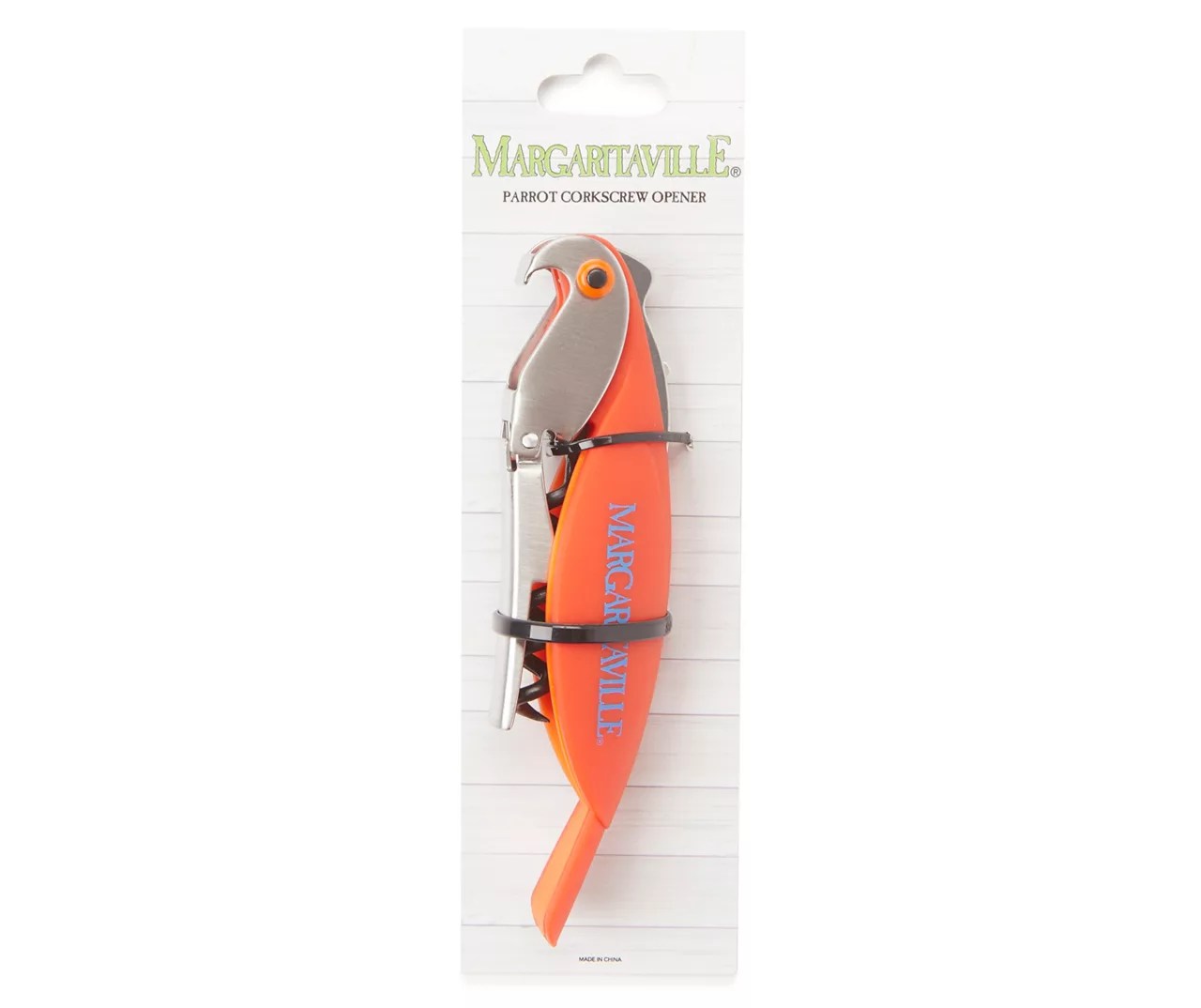 Margaritaville Red Parrot Corkscrew Bottle Opener Big Lots