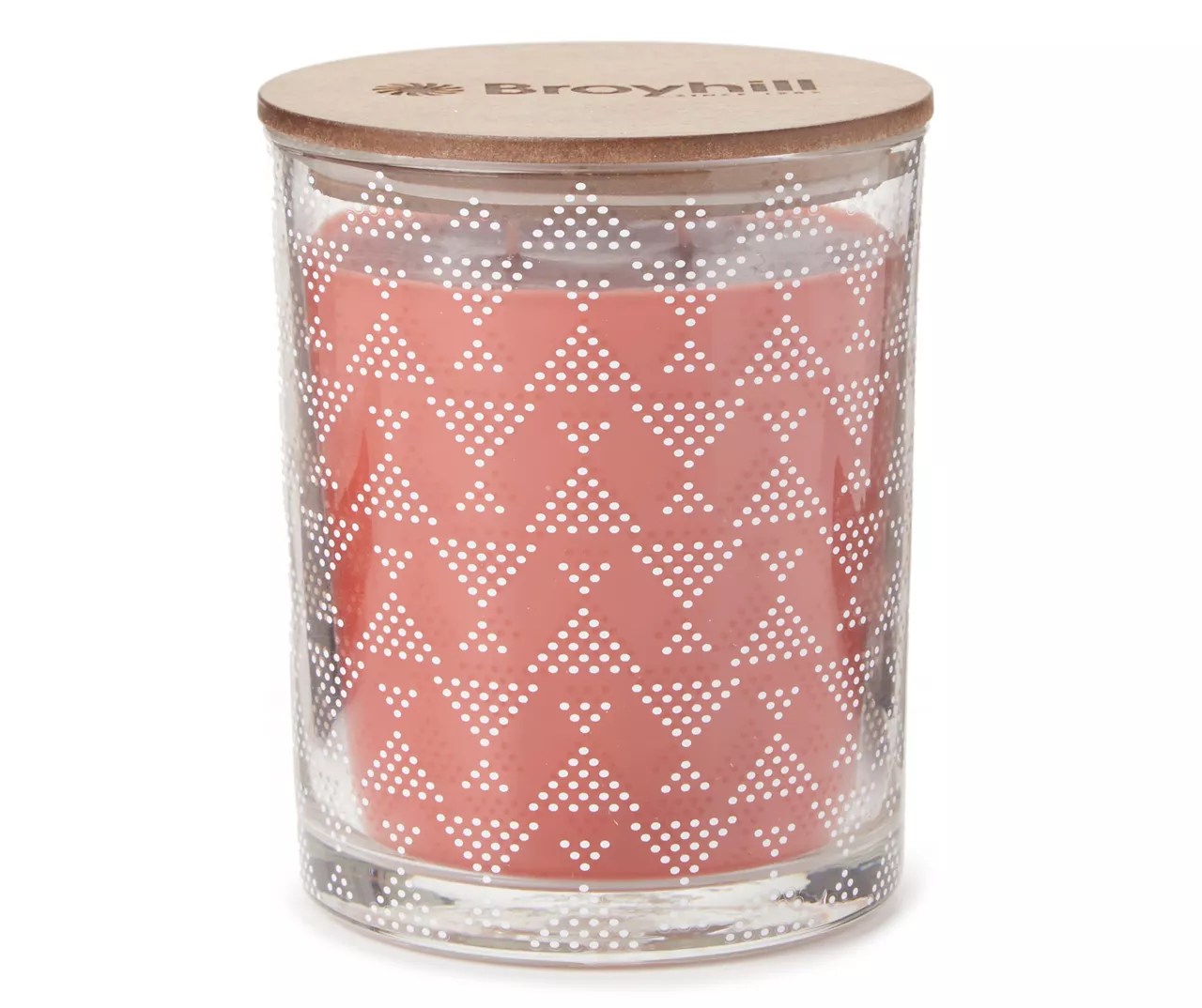 Broyhill Red Wildberry Crisp Glass Candle with Decal, 16 Oz. Big Lots