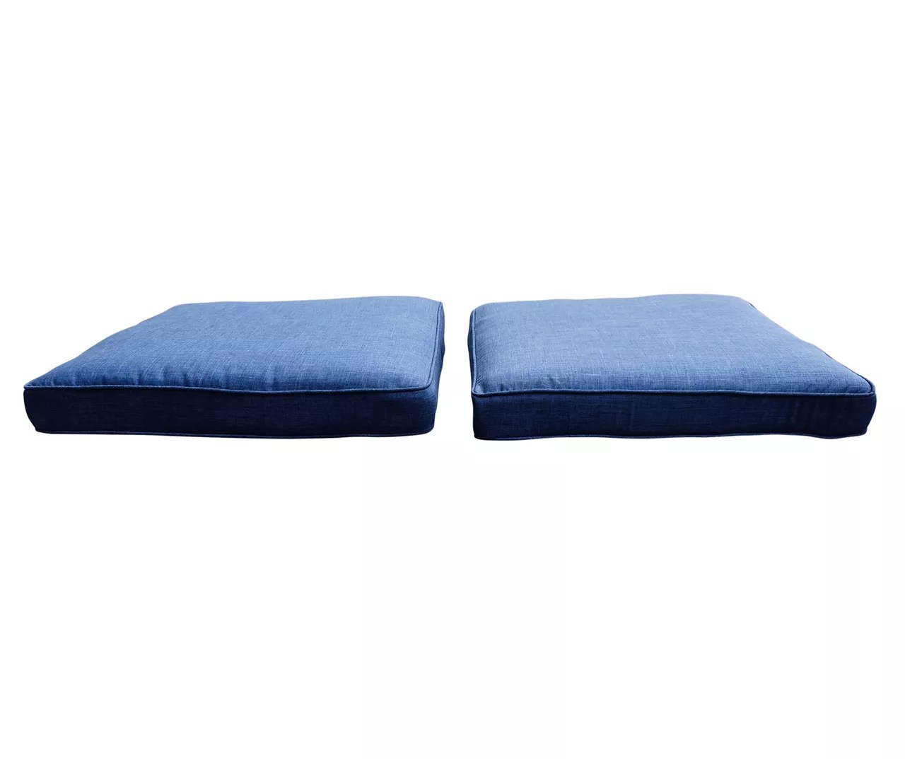 Real Living Oakmont Navy Replacement Patio Ottoman Cushions, 2Pack