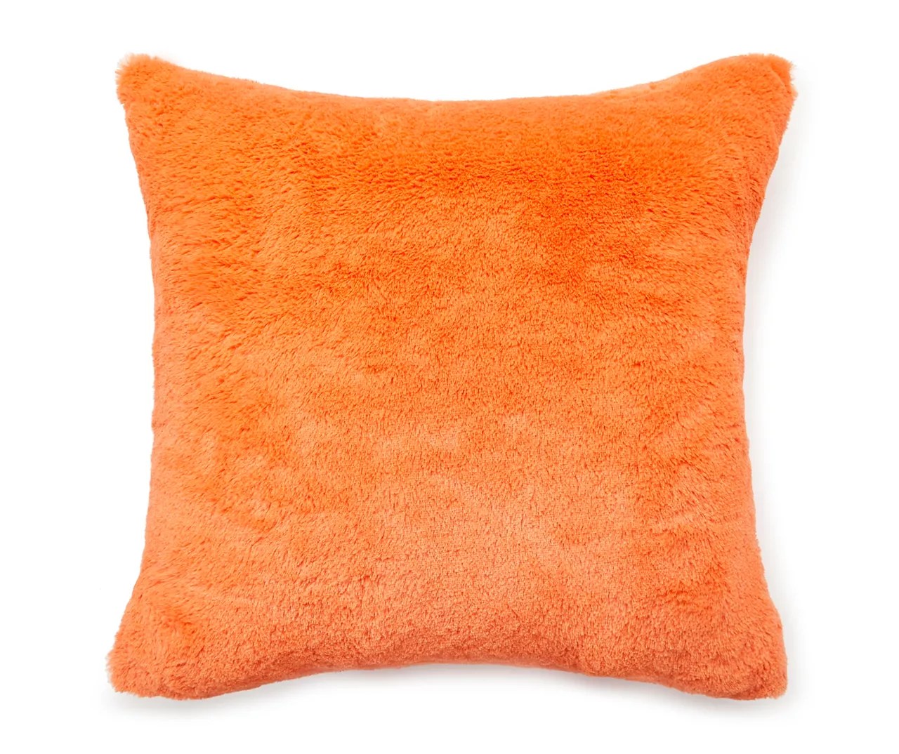 Coral Faux Fur Throw Pillow Big Lots