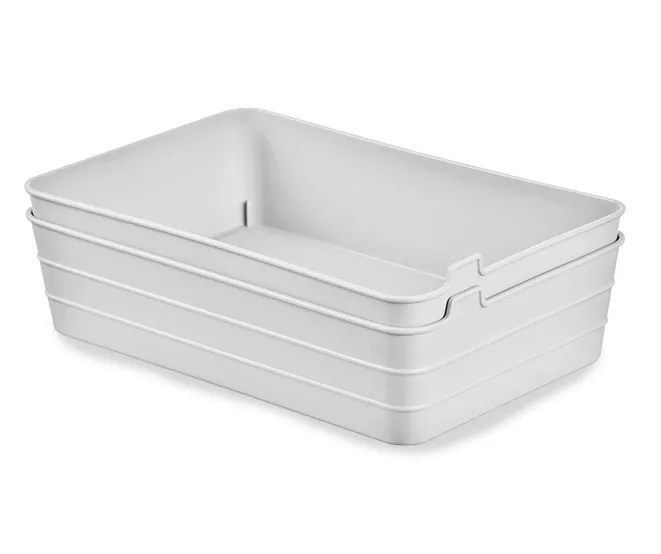 White Mini Flex Bins, 2Pack Big Lots
