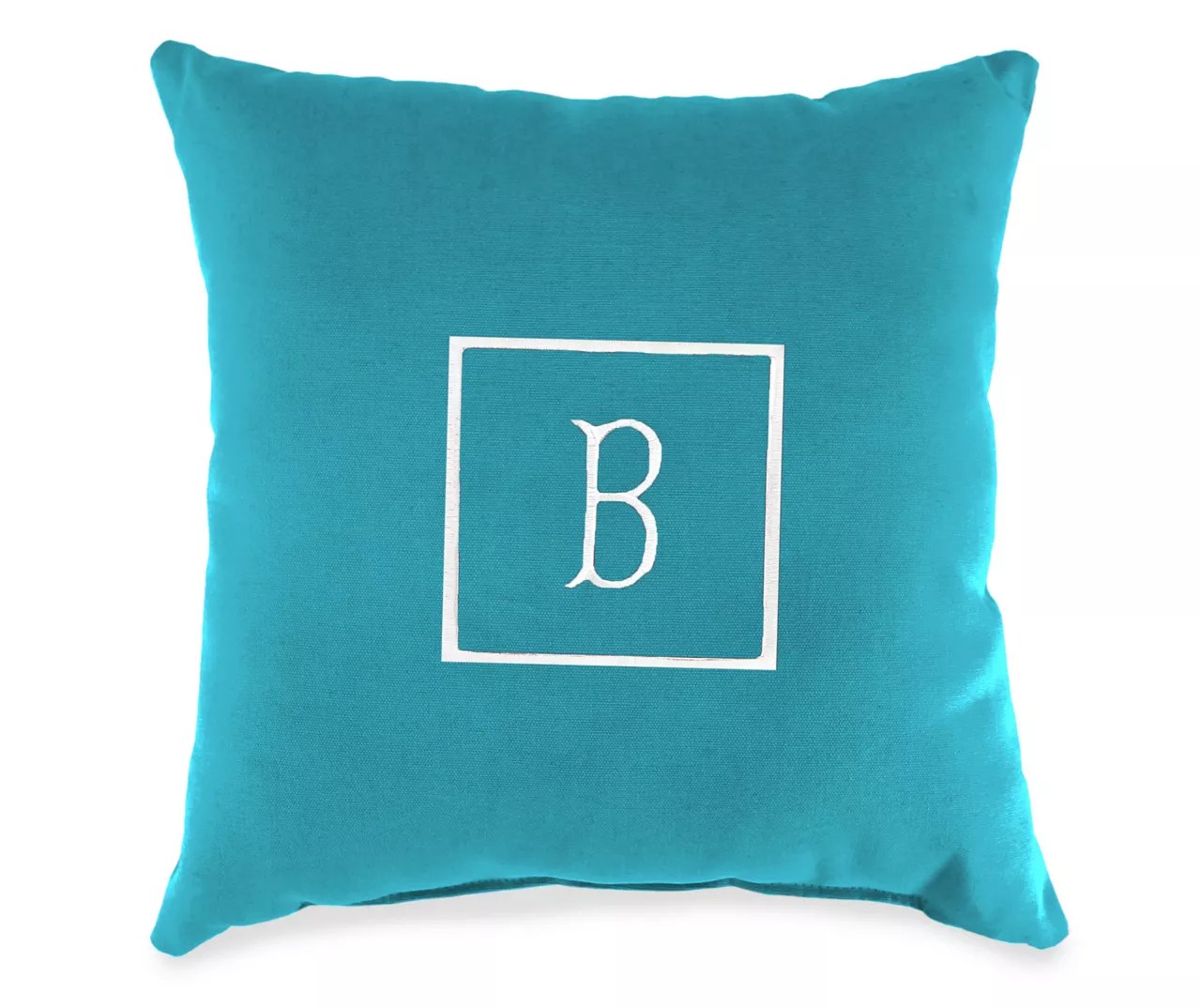 "B" Monogram Indoor/Outdoor Throw Pillow Big Lots