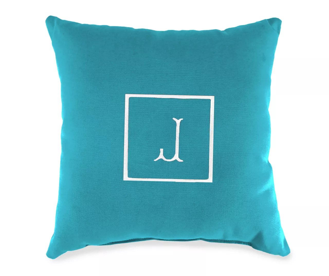 "J" Monogram Indoor/Outdoor Throw Pillow Big Lots