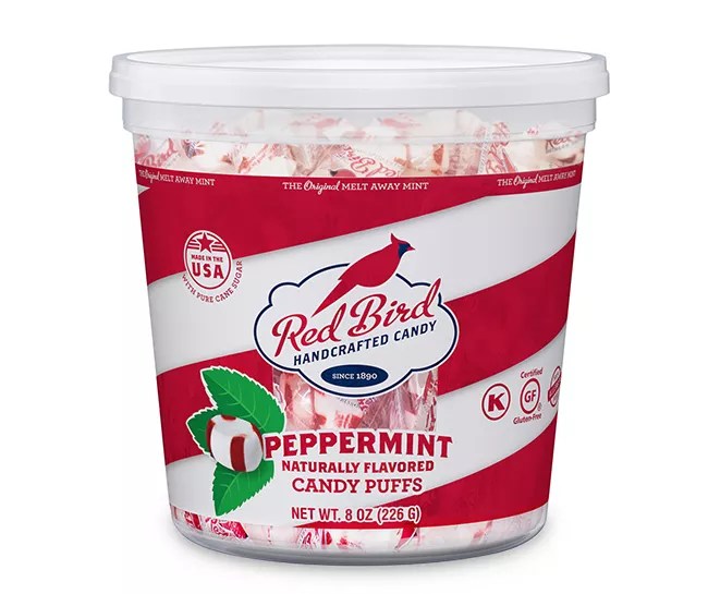 Red Bird Peppermint Candy Puffs Tub, 8 Oz. Big Lots