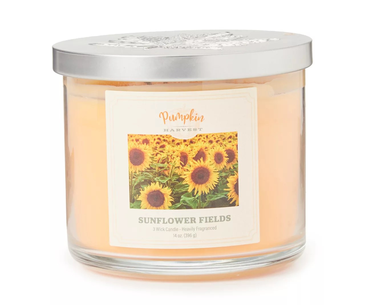 Sunflower Fields 3Wick Jar Candle, 14 Oz. Big Lots