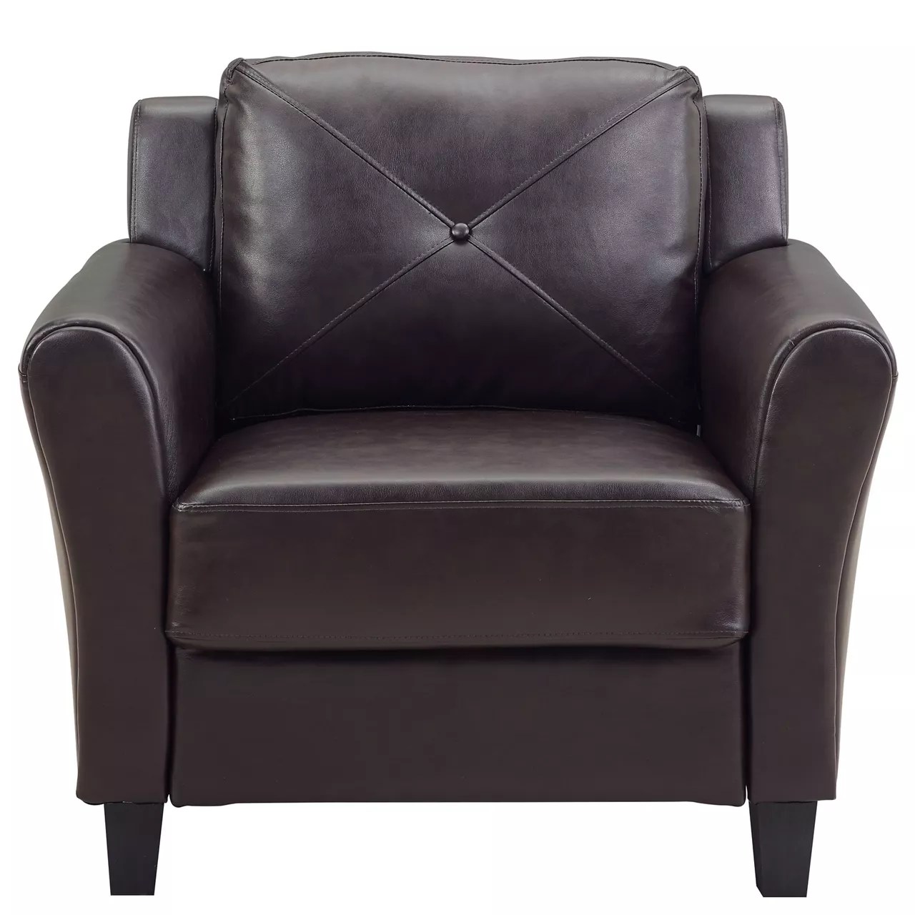 Lifestyle Solutions Hayward Java Faux Leather Chair Big Lots