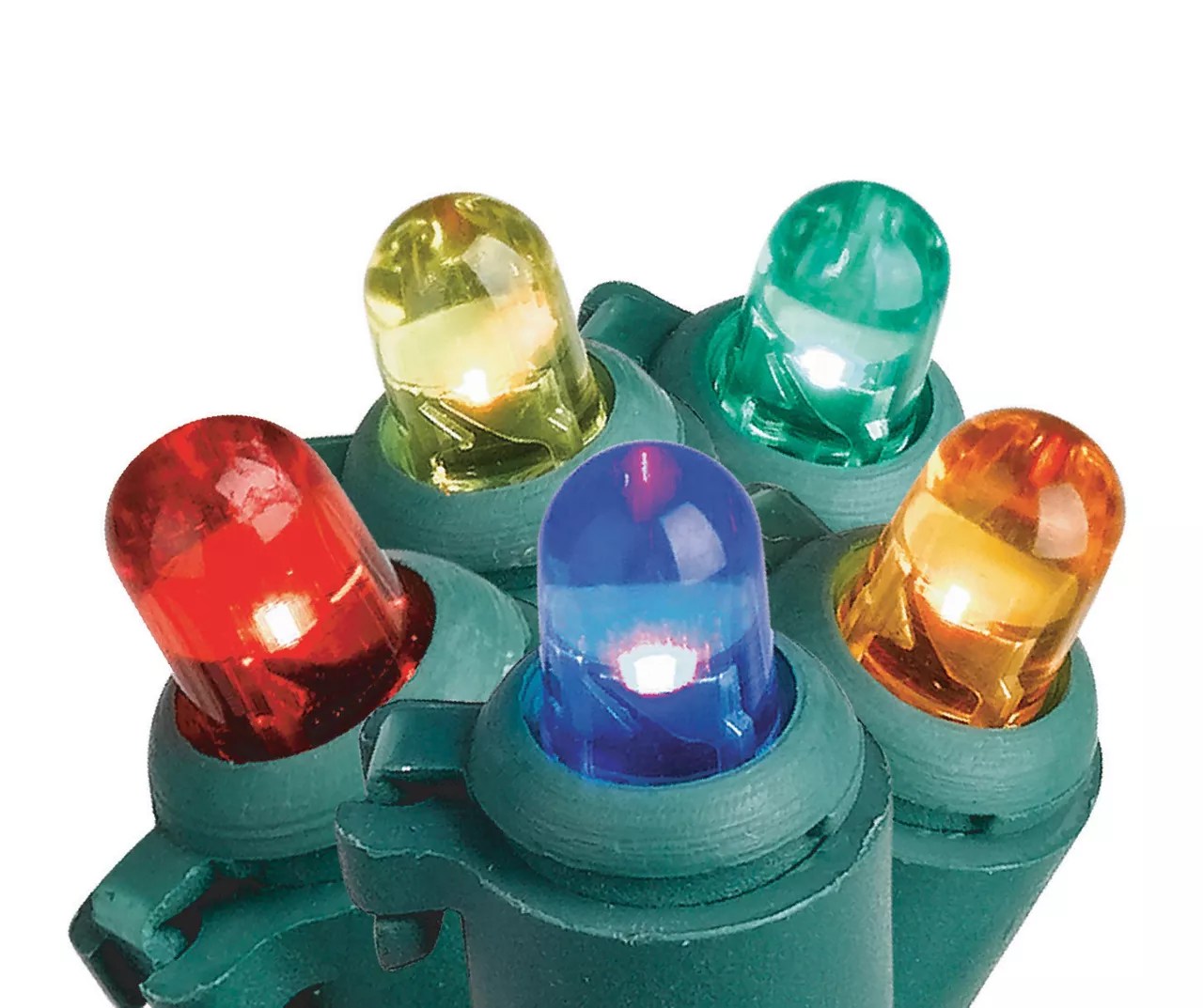 Winter Wonder Lane MultiColor LED Mini Dome Light Set, 120Lights