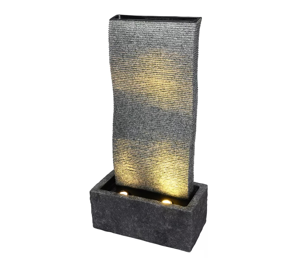 Curve Column LED Water Fountain Big Lots