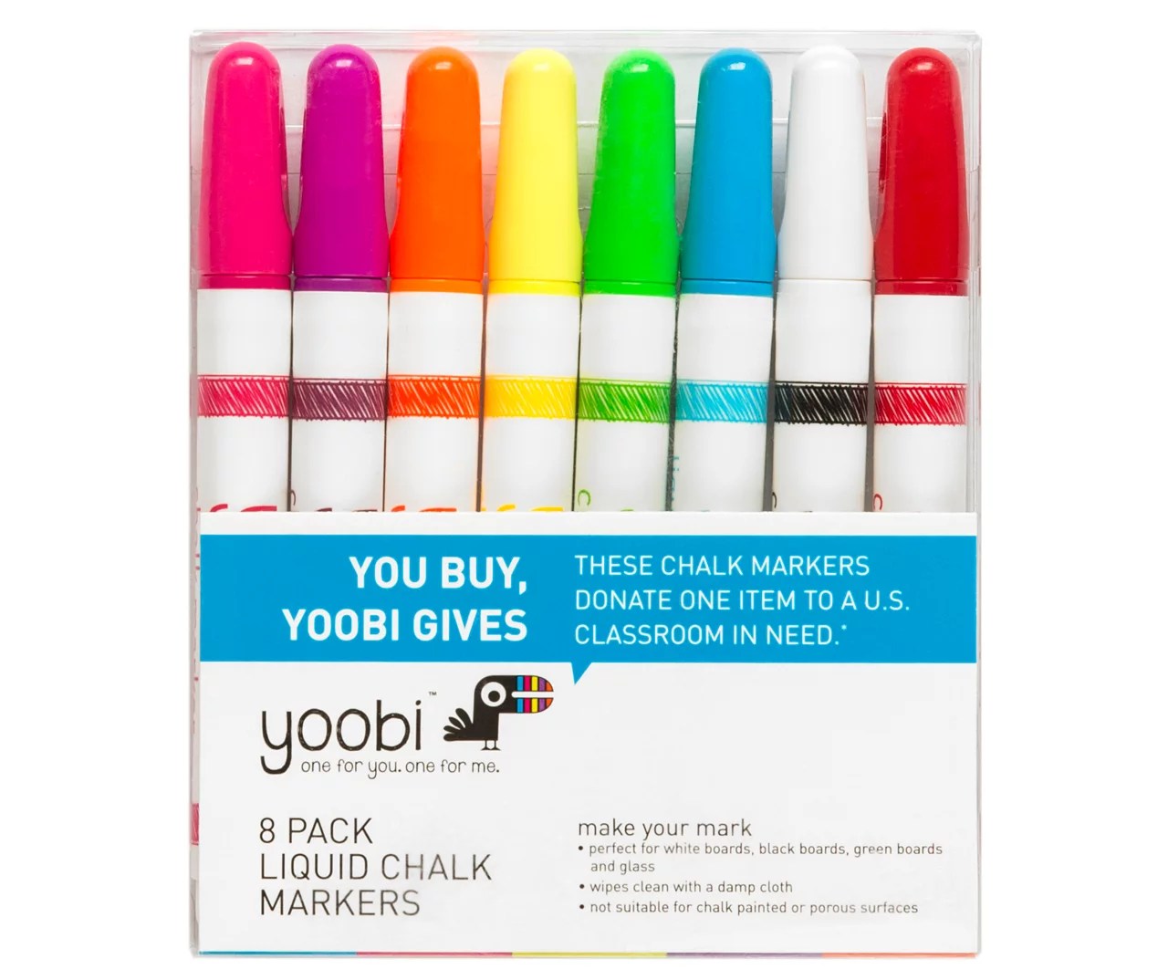 Yoobi Liquid Chalk Markers, 8Pack Big Lots
