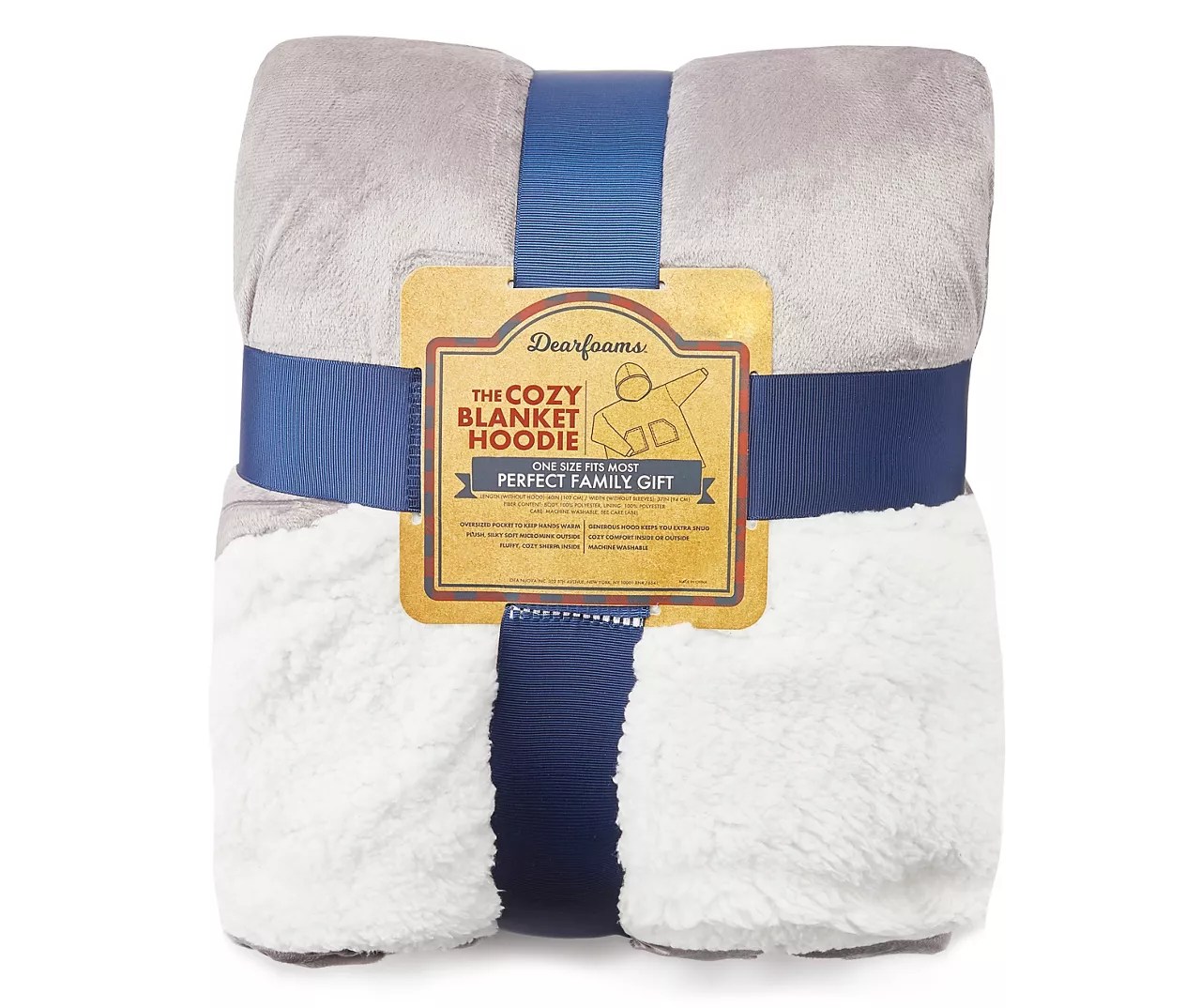 Dearfoams Reversible Throw Hoodie Big Lots