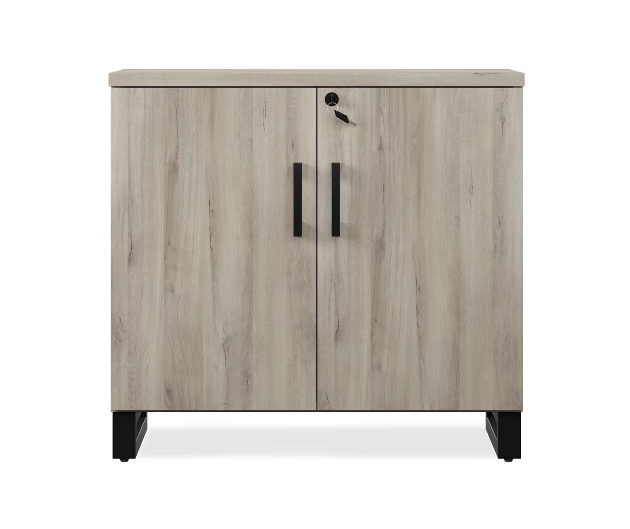 Farmhouse Gray Weathered Oak 2Door Storage Big Lots