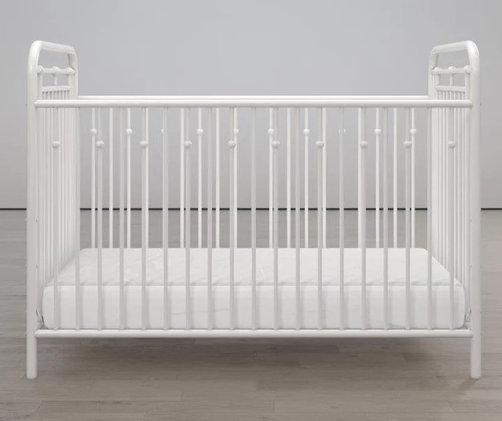 Little Seeds Monarch Hill Hawken White Metal Crib Big Lots