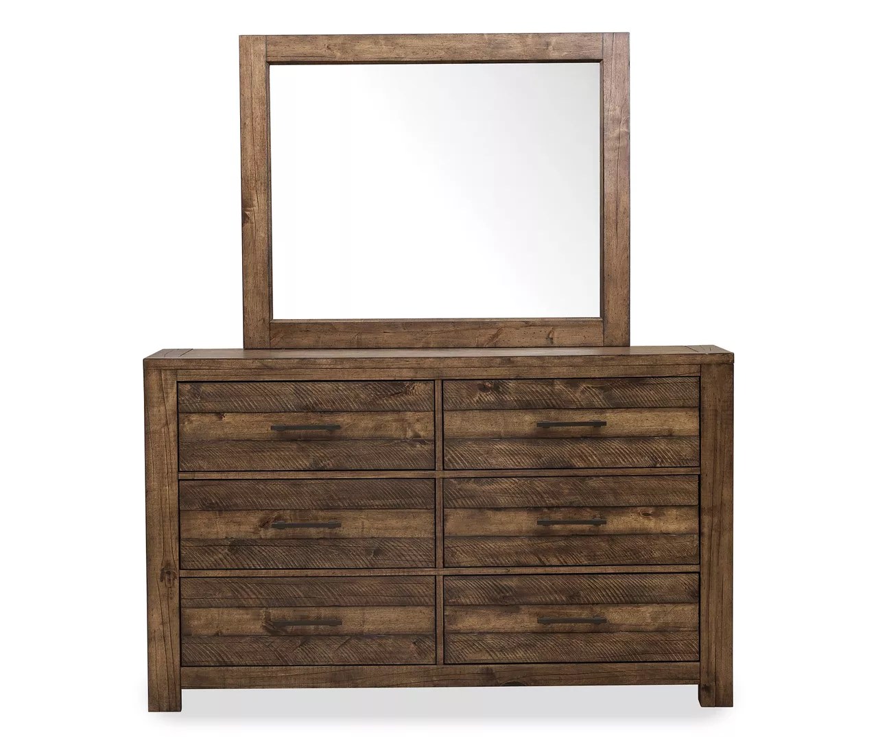 Dakota Brown Distressed 6Drawer Dresser Big Lots