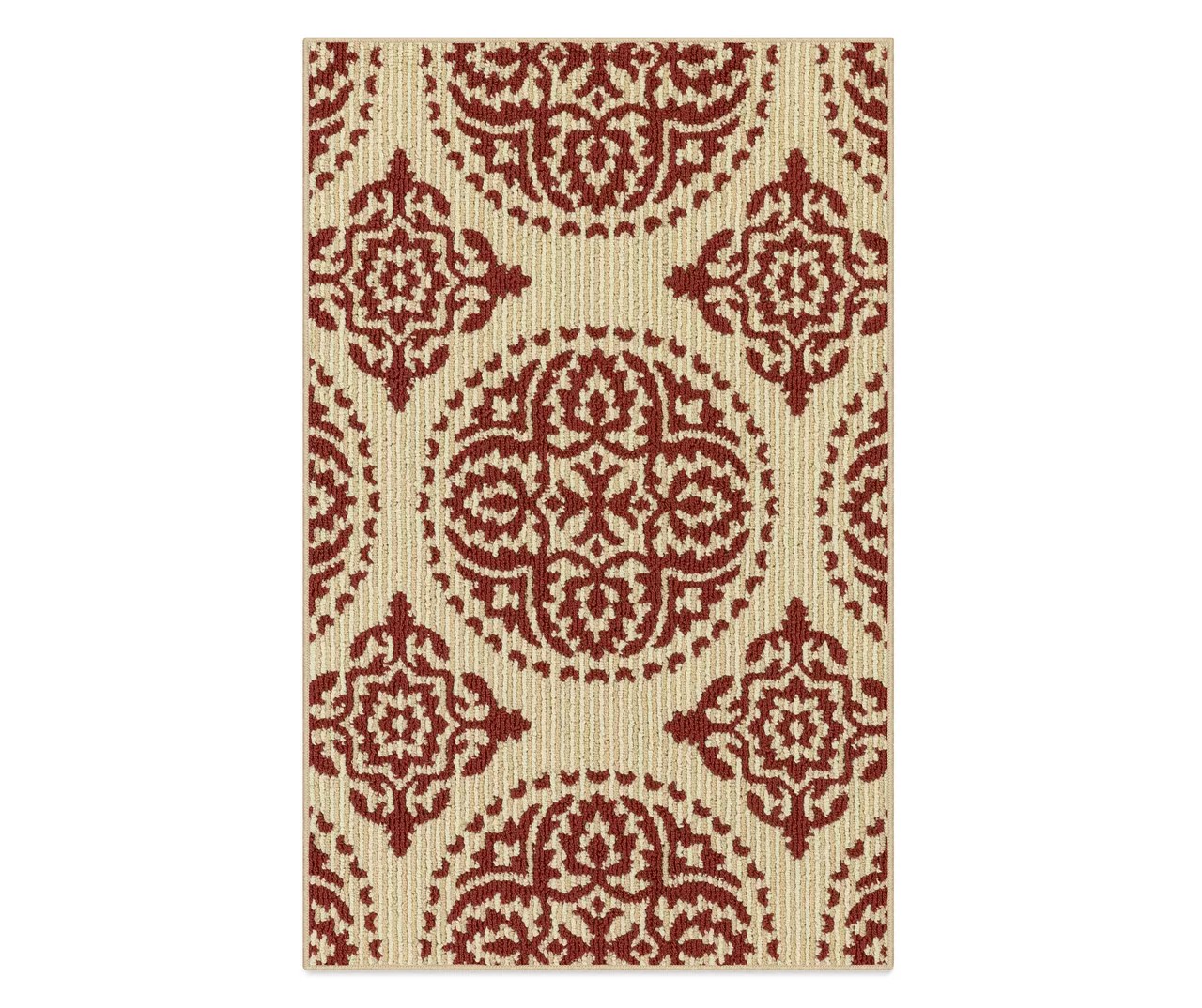 Broyhill Broyhill Red & White Medallion Area Rug Big Lots