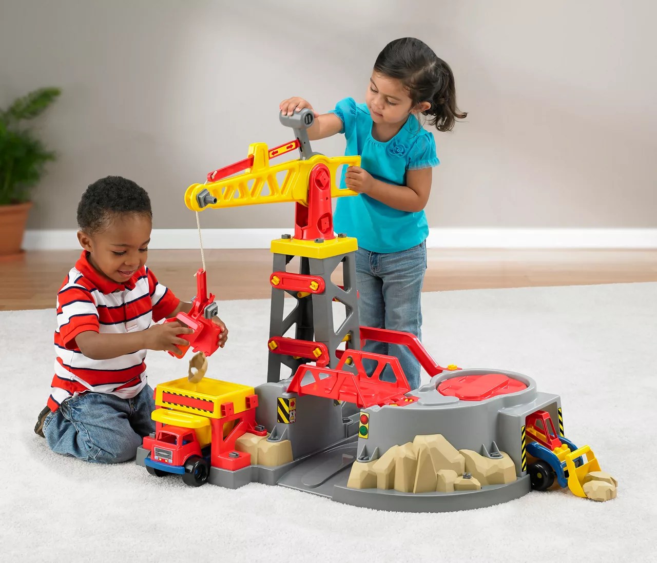 American Plastic Toys Inc Construction Zone Play Set Big Lots