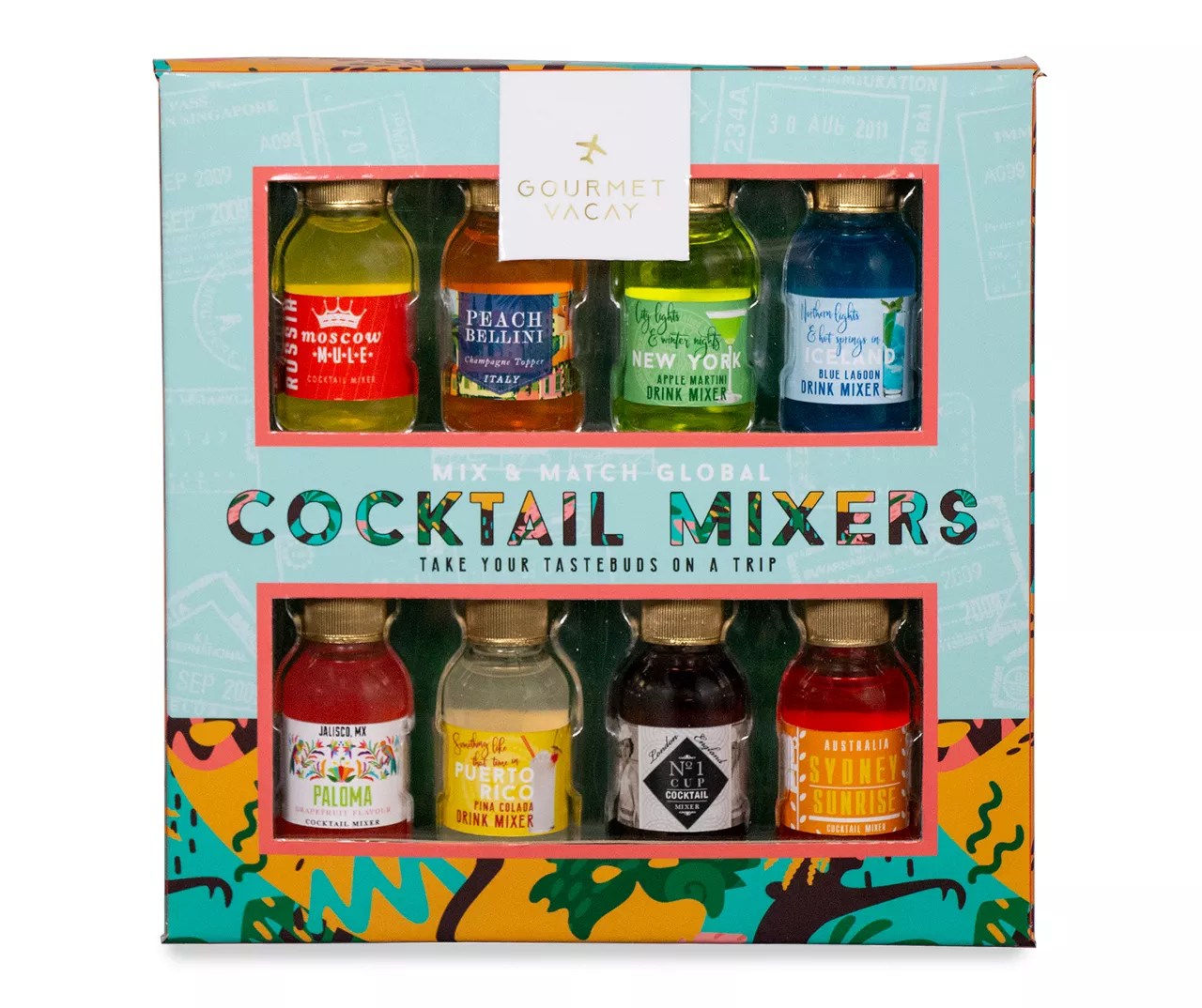 Mix & Match Global Cocktail Mixers, 8Pack Big Lots