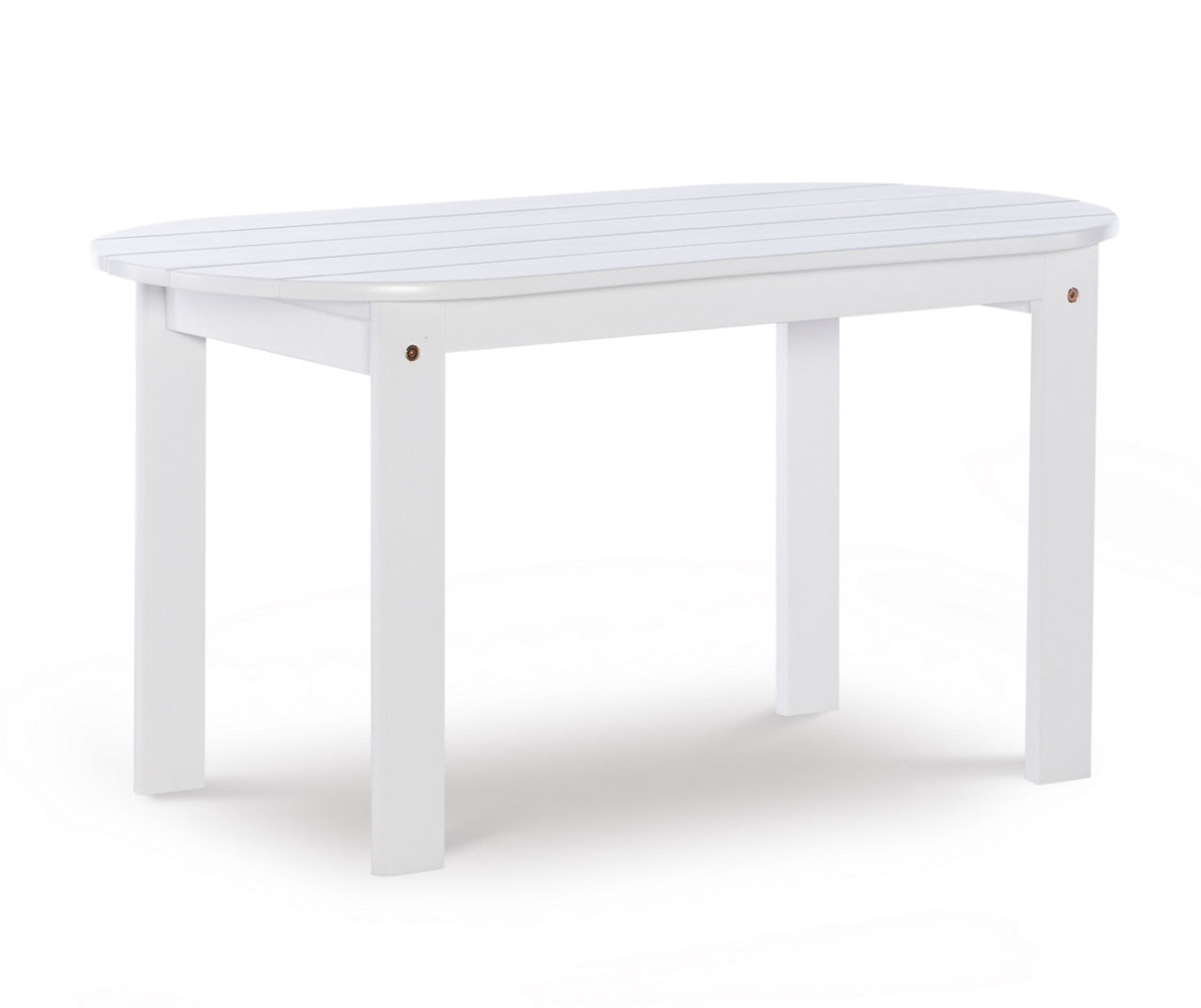 Flint White Wood Patio Adirondack Coffee Table Big Lots