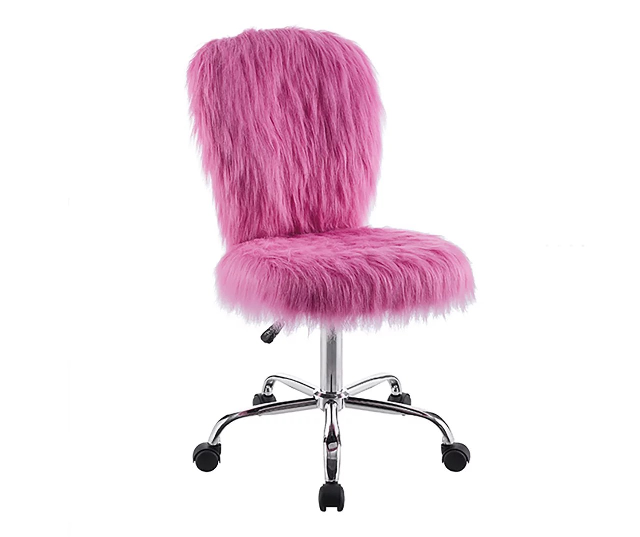 Comfort Home Hot Pink Faux Fur Chair Big Lots