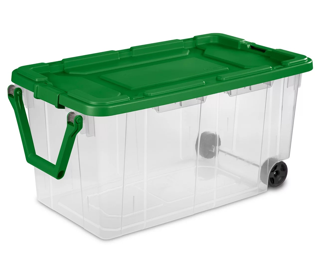 Sterilite Green 160Quart Wheeled Latch Tote with Handle Big Lots
