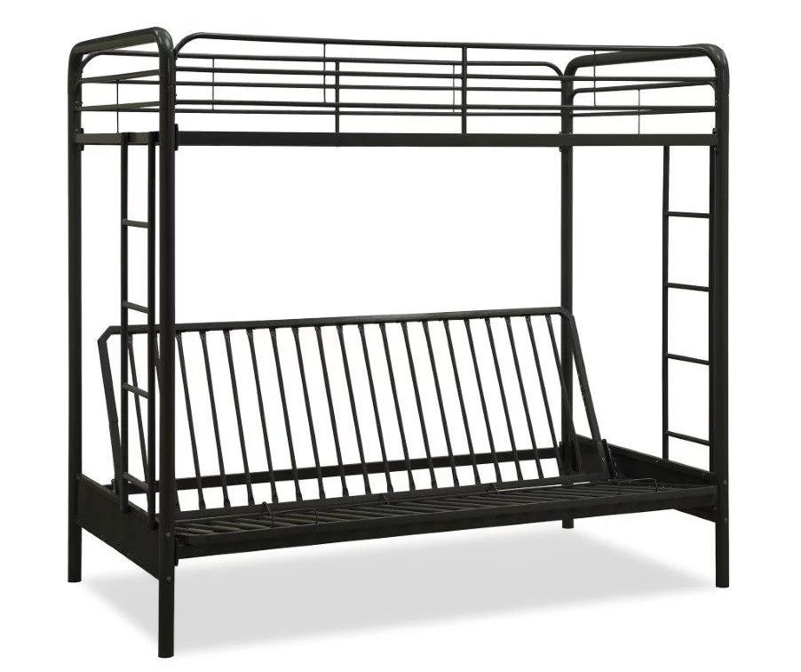 DHP DHP Black Metal TwinOverFuton Bunk Bed Big Lots