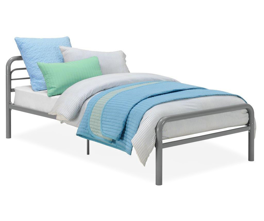 DHP Basic Silver Metal Twin Bed Big Lots